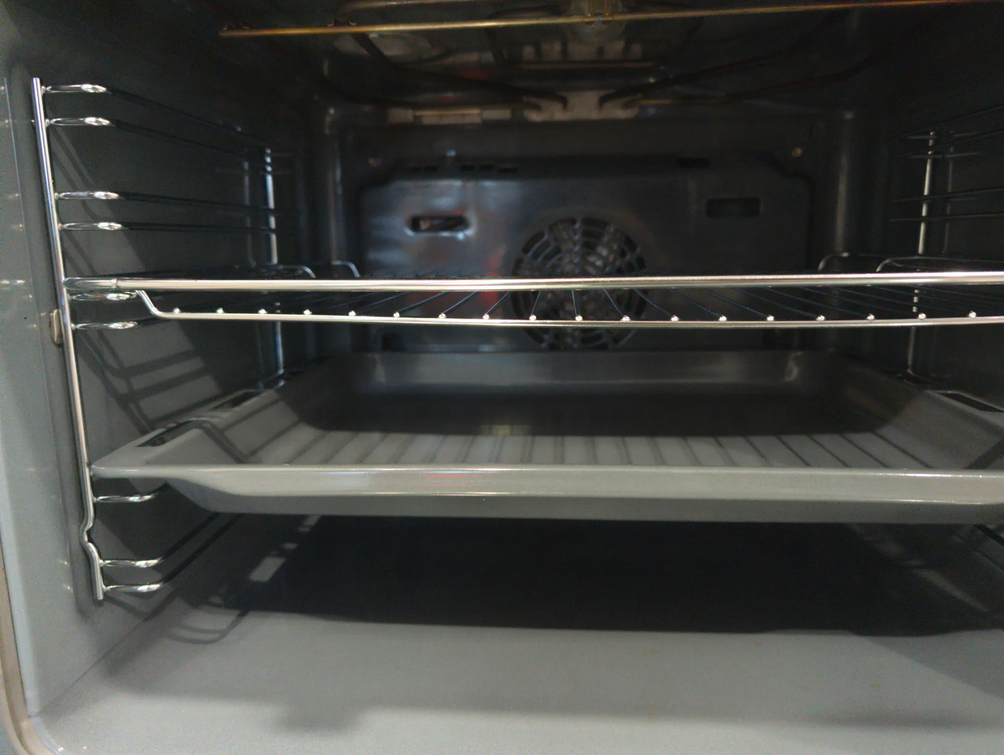 Detailed oven interior